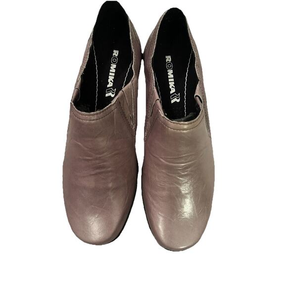 Romika ROMIKA Womens Cassie 01 Flat Leather Graphite Size 37 /6.5 Slip On Loafer - Picture 5 of 13